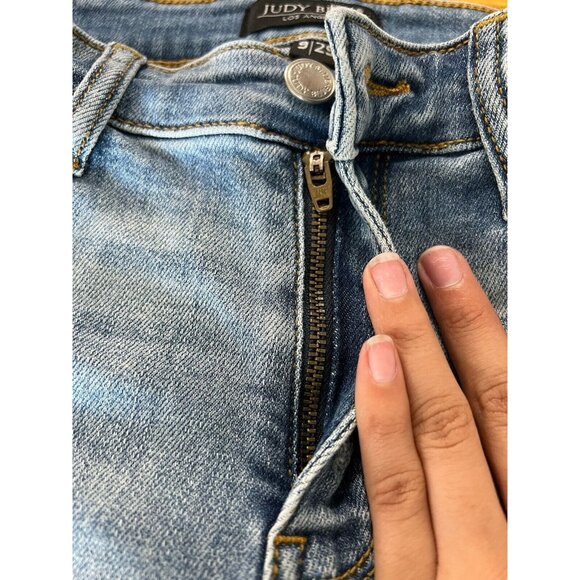 Judy Blue Women’s 7 Colorful Paint Splash Destroyed Boyfriend Jeans Size 9/29 - Picture 12 of 16